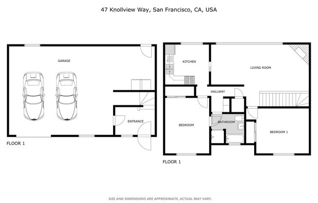 2 beds, 1 bath, $4,150