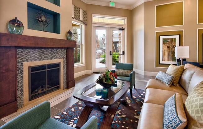 Fireside Lounge at Bennett Creek Apartments in Jacksonville, FL