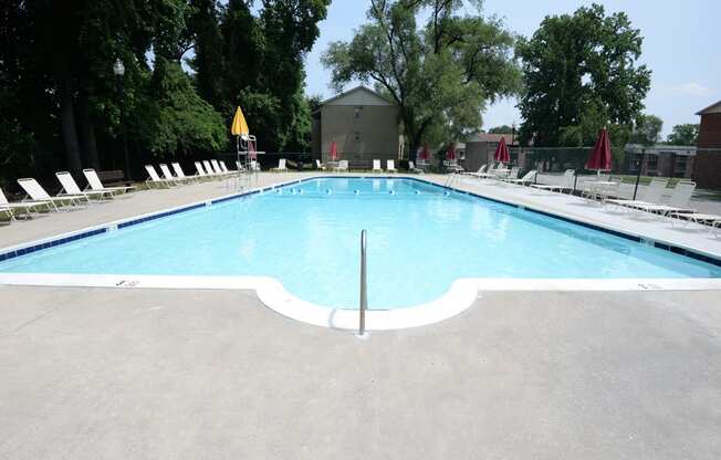 Swimming pool at Rockdale Gardens Apartments*, Baltimore