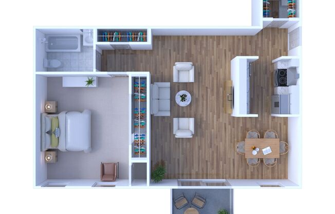 1 bed, 1 bath, 773 sqft, $1,655