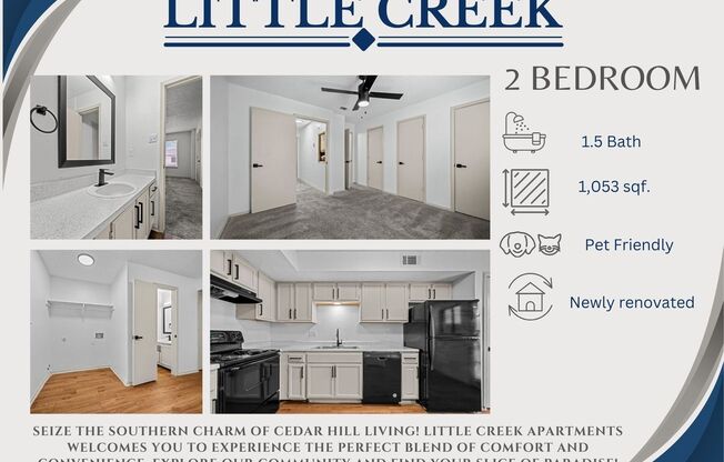 Little Creek Apartments – Your Ideal Home in Cedar Hill, TX!