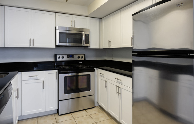 Kitchen with Stainless Steel Appliances