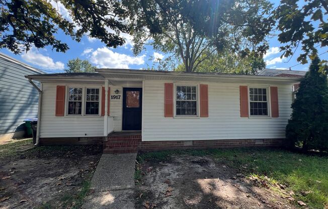 Spacious 3bdrm/1.5bth Ranch Style Home Located in Richmond's Historic Church Hill!!