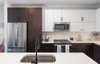 Trovita Rio Apartments in Tempe, Arizona Model Kitchen with Island