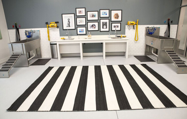 Indoor Pet Wash Station at The Whit Apartments, Indianapolis, IN, 46204