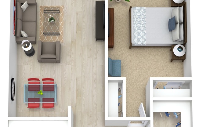 1 bed, 1 bath, $1,350