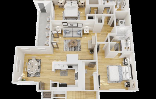 2 beds, 2 baths, 1,170 sqft, $1,794