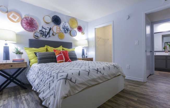 spacious bedroom in north austin apartments