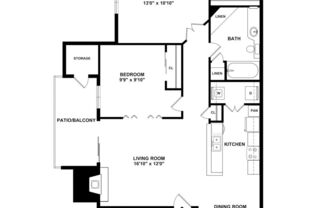 2 beds, 1 bath, 1,002 sqft, $1,940