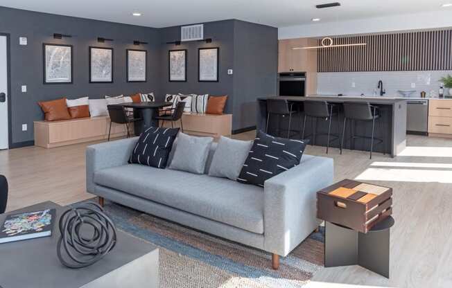 Clubroom at CityLine Apartments, Minneapolis, MN