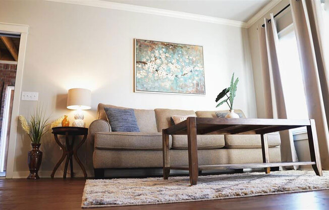 Highland Park Living Room Apartment for rent Springdale AR