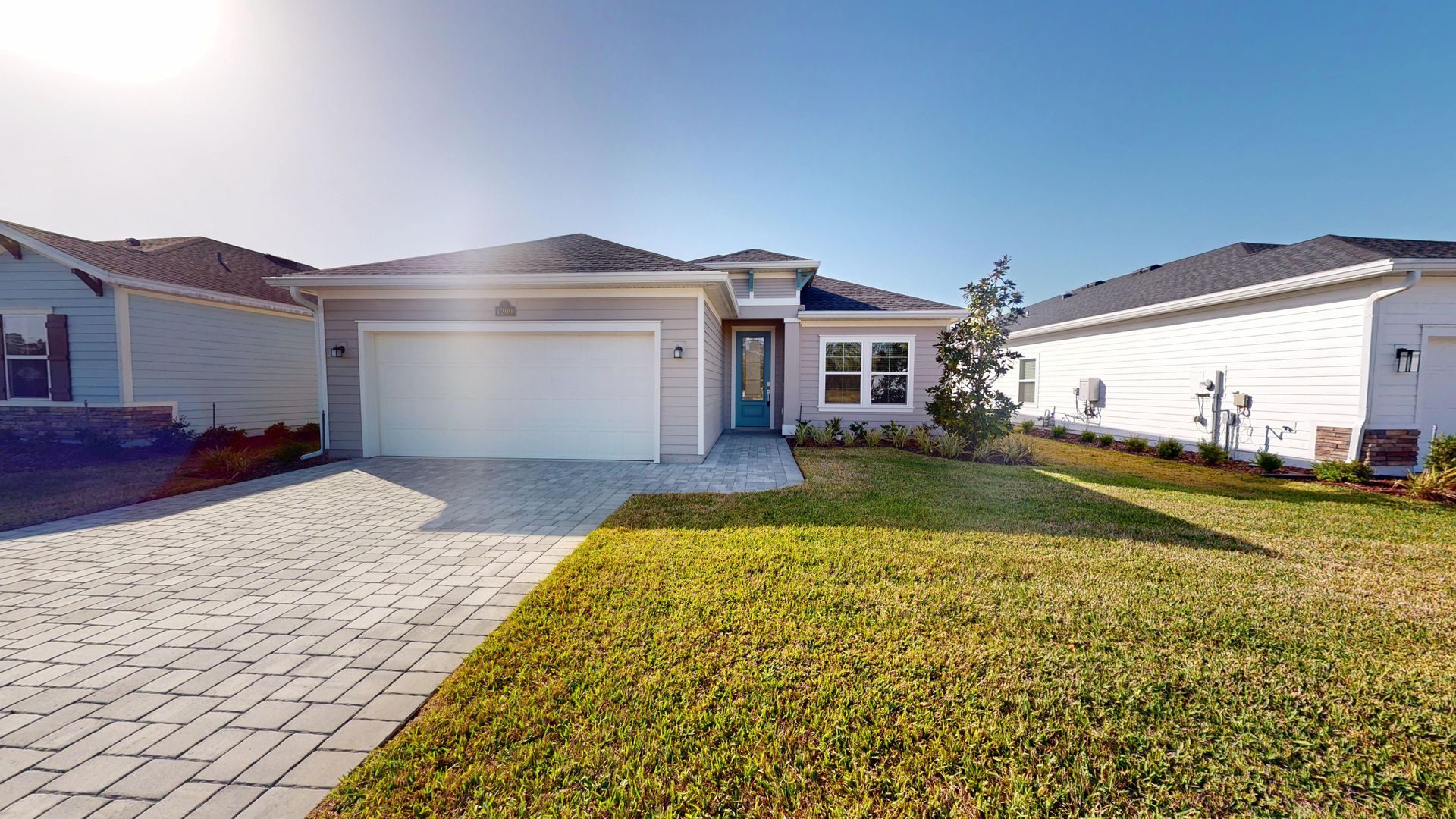 Beautifully designed 2023-built, 3-bedroom, 2-bath SMART home is located in the resort-style 55+ gated community of Stillwater.