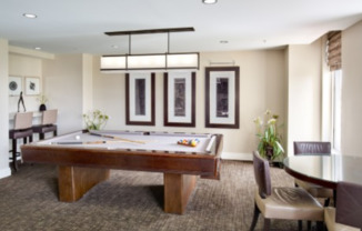Club Room With Billiards