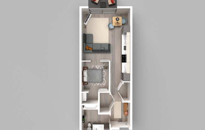 1 bed, 1 bath, 580 sqft, $2,625, Unit 113