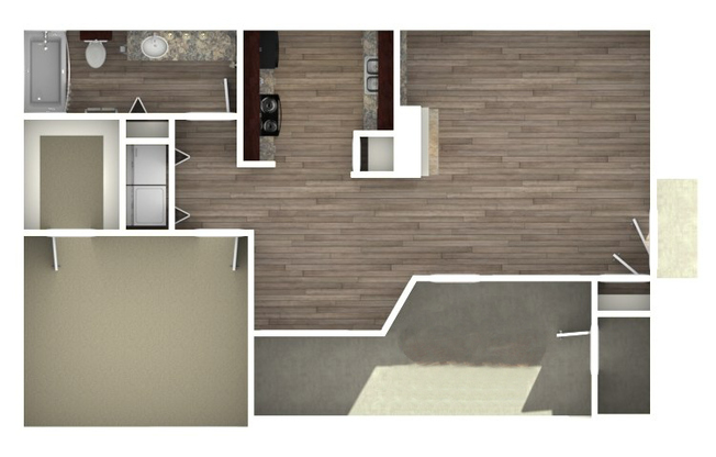 1 bed, 1 bath, 759 sqft, $1,250