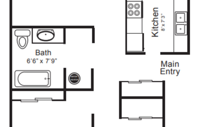 2 beds, 1 bath, 776 sqft, $1,325