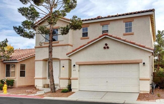Beautifully upgraded kitchen and tile flooring in 2 story home.