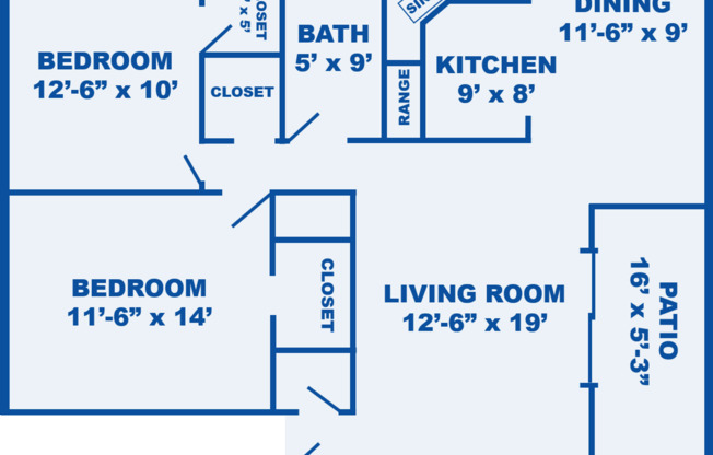 2 beds, 1 bath, 900 sqft, $1,895, Unit 123