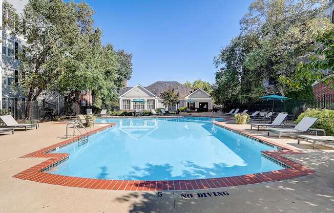 Poolside and Club Hous at Ashford Meadows Apartments for rent In Herndon VA