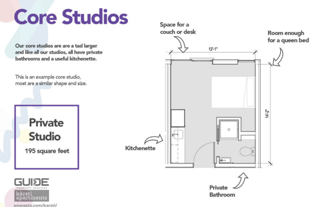 Studio, 1 bath, 200 sqft, $1,015