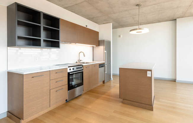 Kitchen with Stainless Steel Appliances