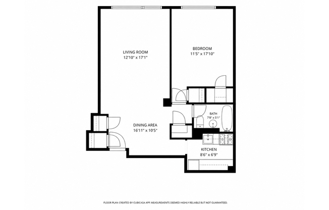 2 beds, 1 bath, 725 sqft, $4,500, Unit 3H
