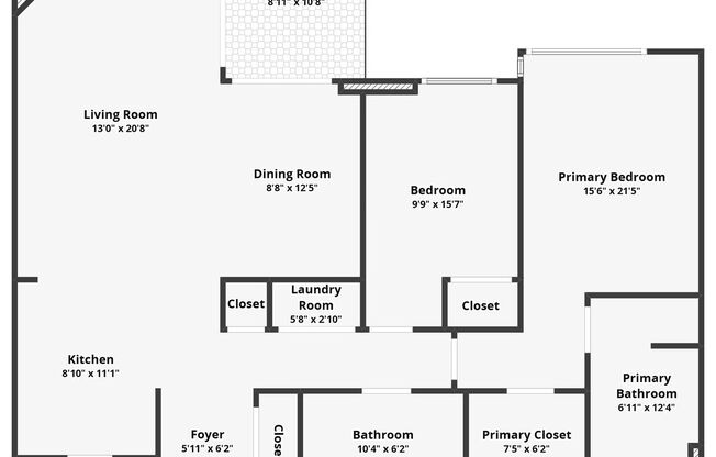 2 beds, 2 baths, $2,945