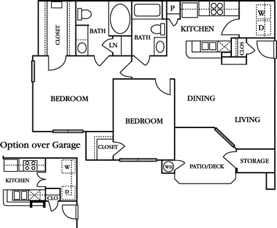 2 beds, 2 baths, 1,000 sqft, $3,043, Unit 328