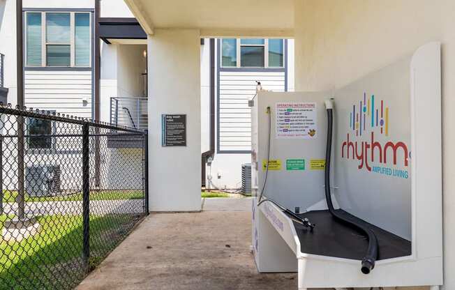Rhythm Dog Wash Area