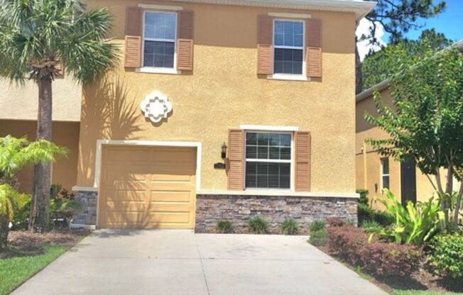 Well laid out, zero carpet 3Bed/2.5 Baths Townhome in Gated Community of Hidden River overlook nature pond!