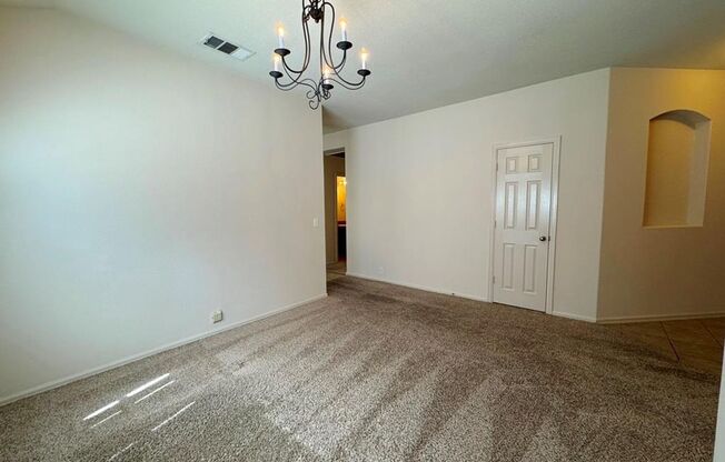 One story 4-2 home available for rent in Hometown Kyle subdivision!