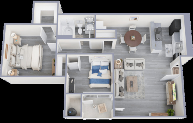 2 beds, 1 bath, 780 sqft, $949