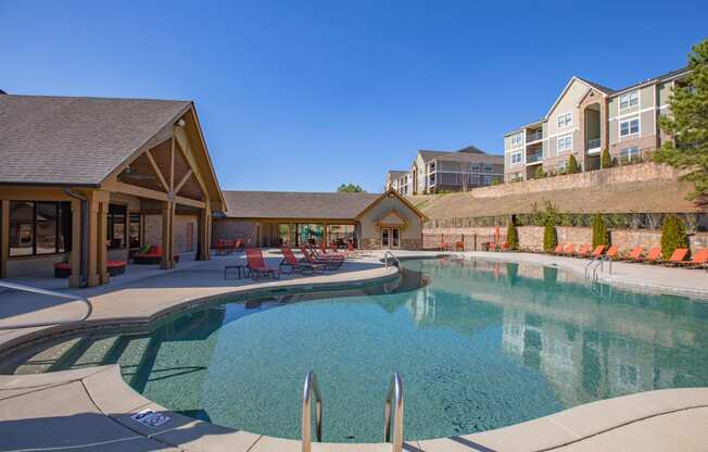 Sparkling Pool | Reserve at Pelham | Luxury Apartments in Pelham, AL