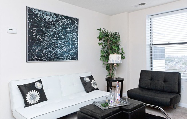 Living Room From Girard Floorplan at Columbia Uptown, Washington, Washington