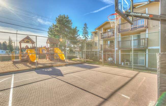 Mirabella Apartments in Everett, Washington Basketball Court