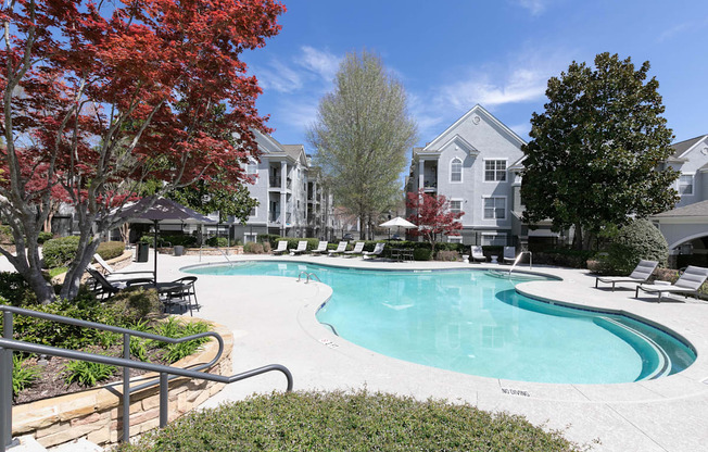 our apartments have a large swimming pool in our community at Deerfield Village, Georgia, 30004