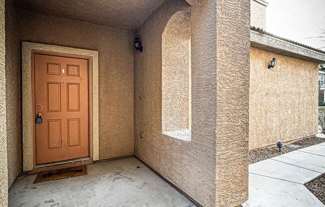 3-bedroom, 2-story home tucked away in cul-de-sac of a gated community.