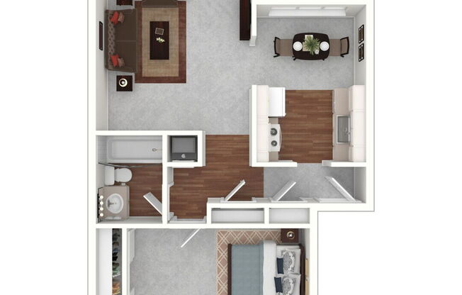 1 bed, 1 bath, 788 sqft, $2,468