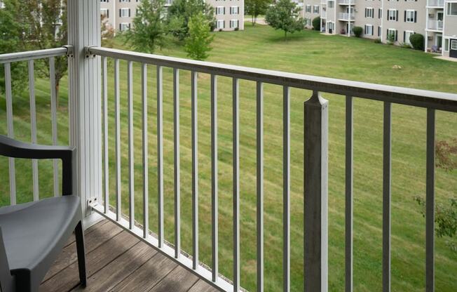 Courtyard View From Private Balcony at Kuder Estates Apartments, MRD Conventional, Warsaw, 46582