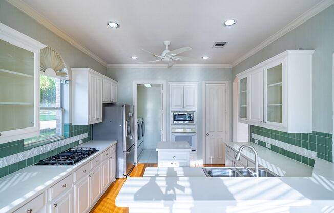 Beautiful home in a great quiet neighbourhood of its own. Five bedrooms, Four baths. Washer dryer space,