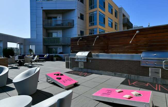 The Rooftop Deck With Bbq at Venn Apartments, San Francisco, 94102