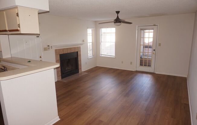 Excellent Location 2 Bed 1 Bath with Fireplace