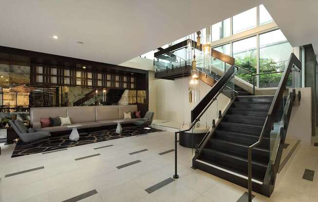 Duplex stairs at G12, Los Angeles, 90015