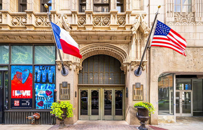 The Kirby main entryway