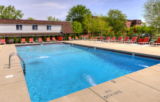 Pool with Sunning Deck, at Carol Stream Crossing, Carol Stream, IL 60188