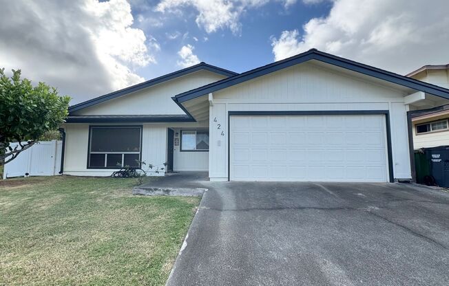 Available Now - Beautifully Renovated 3 Bedroom, 2 Bath Home w/ Backyard and Garage on Keolu Drive (Kailua)