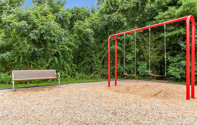 Community playgrounds at Stone Ends apartments in Stoughton, MA