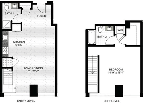 1 bed, 2 baths, 1,017 sqft, $4,210, Unit 0230