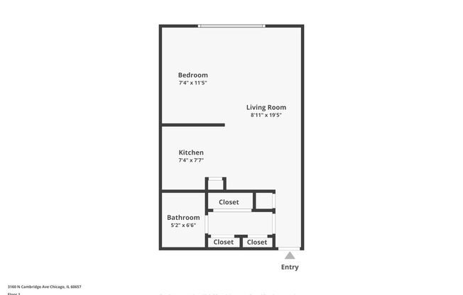 Studio, 1 bath, 400 sqft, $1,295, Unit 3160-406