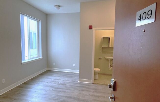 Studio, 1 bath, 240 sqft, $950, Unit 407